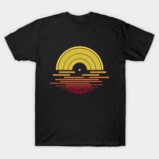 Vinyl Sunset DJ T-Shirt